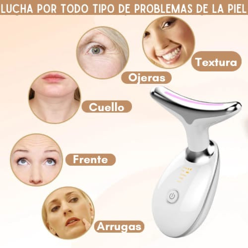 LiftGlow 2.0 - Masajeador Facial Reductor Arrugas Y Papada
