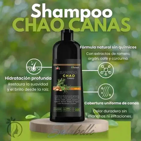 SHAMPOO CHAO  CANAS + TRATMIENTO