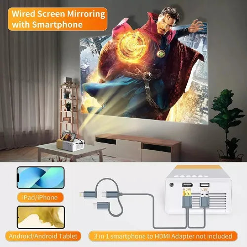 Mini Proyector Ultra Vision 4K - Smart™