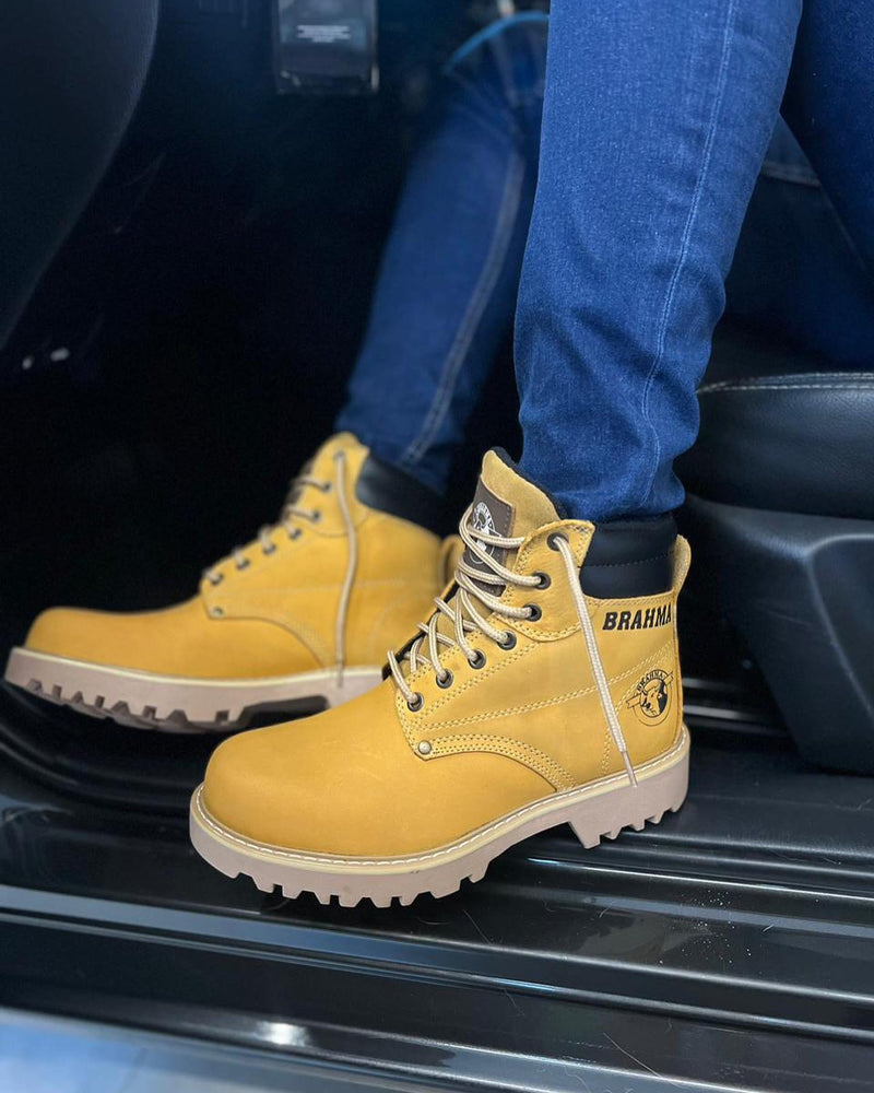 BOTA BRAHMA CLASICA CUERO + CAJA