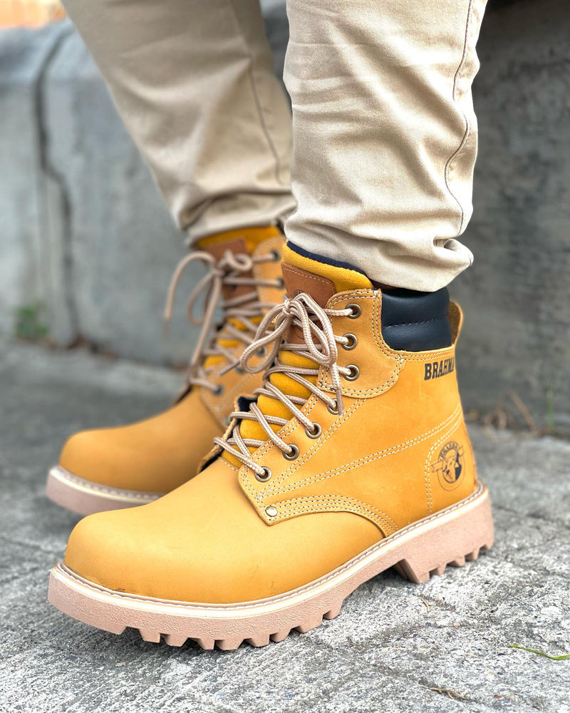 BOTA BRAHMA CLASICA CUERO + CAJA