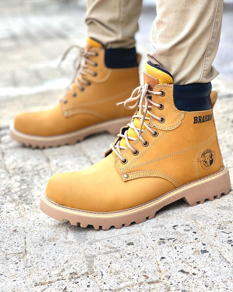 BOTA BRAHMA CLASICA CUERO + CAJA