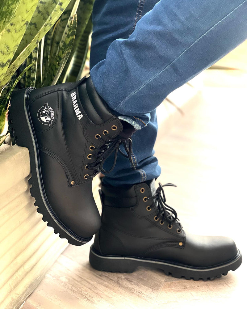 BOTA BRAHMA CLASICA CUERO + CAJA