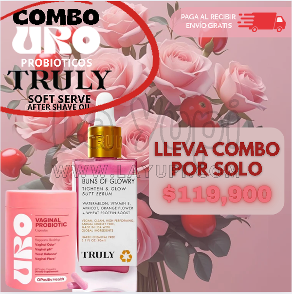 Nuevo Combo Cuidado íntimo Truly Glazed Donut + URO probiotic: Regala Salud a tu zona V