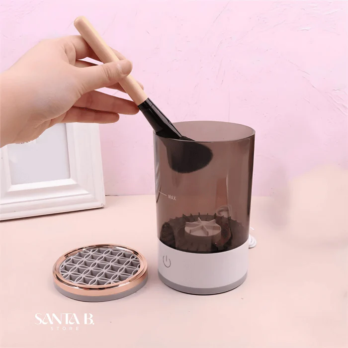 Compre 1 LAVADORA DE CEPILLOS y gana BOLSA DE MAQUILAJE + 1 RIZADOR Fantástico