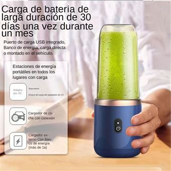 LICUADORA PORTATIL 500 ml ¡TU BATIDO AL MOMENTO!