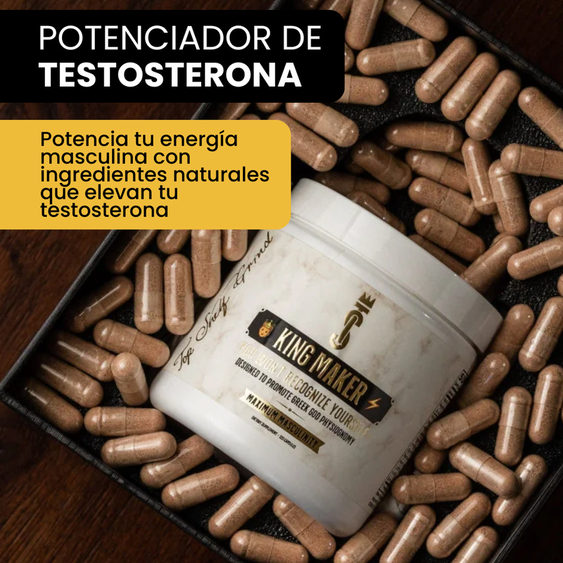 KING MAKER™ - Despierta tu virilidad, tu energía y tu confianza - POTENCIADOR DE TESTOSTERONA
