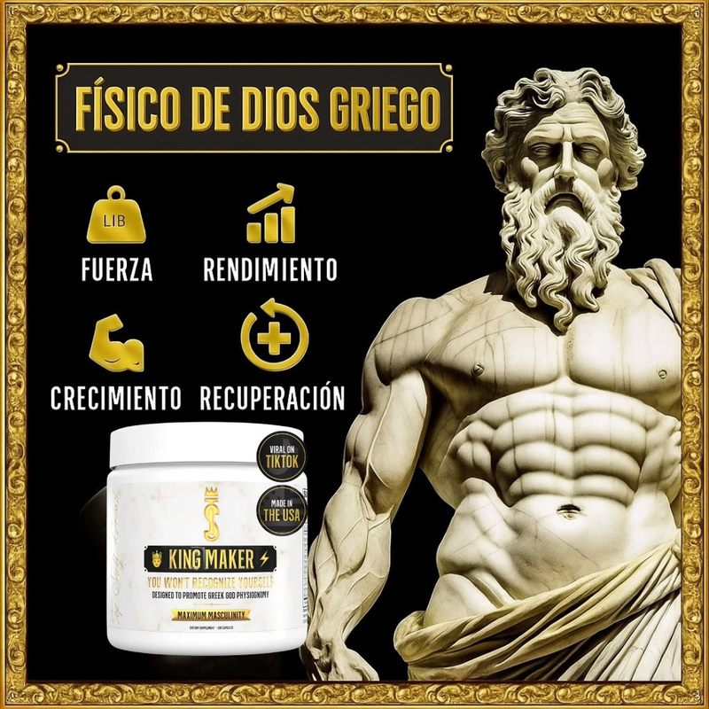 KING MAKER™ - Despierta tu virilidad, tu energía y tu confianza - POTENCIADOR DE TESTOSTERONA