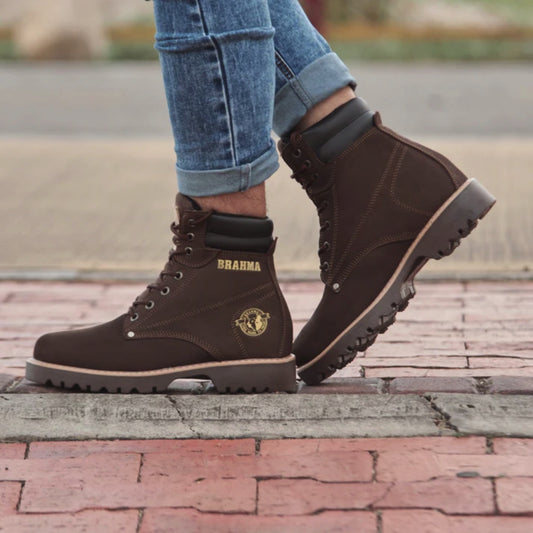BOTA BRAHMA CLASICA CUERO + CAJA